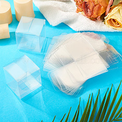 20Pcs Square Transparent Plastic PVC Box Gift Packaging&nbsp;CON-TA0001-26