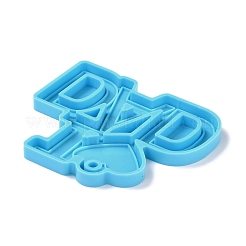 Father's Day Theme DIY Pendant Silicone Molds&nbsp;DIY-C030-08