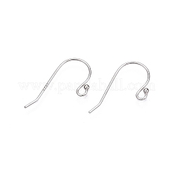 Anti-Tarnish Rhodium Plated 925 Sterling Silver Earring Hooks&nbsp;STER-N016-29P