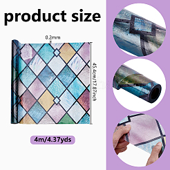PVC Self-Adhesive Glass Stickers&nbsp;DIY-WH0349-541