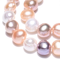 Natural Cultured Freshwater Pearl Beads Strands&nbsp;PEAR-T003-10D