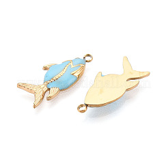 304 Stainless Steel Enamel Pendants&nbsp;STAS-T068-08B