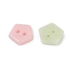 2-Hole Glass Buttons&nbsp;PORC-R010-03