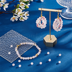 Natural Rose Quartz Round Beads Strands&nbsp;G-OC0003-58