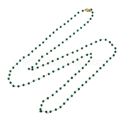 Ion Plating(IP) 304 Stainless Steel Chain Long Necklaces&nbsp;NJEW-K255-31G