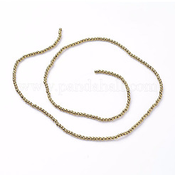 Non-Magnetic Synthetic Hematite Beads Strands&nbsp;G-G091-2mm-1