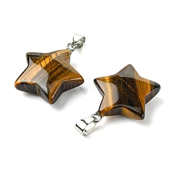 Natural Tiger Eye Pendants&nbsp;GG-K002-10S