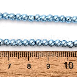 Electroplate Glass Beads Strands&nbsp;EGLA-C007-10G