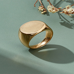 1Pc 304 Stainless Steel Finger Rings for Unisex&nbsp;RJEW-LP0001-20