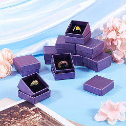 12Pcs Paper Packing Ring Boxes&nbsp;CON-TA0001-42A