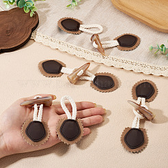 5 Pairs Resin Buttons&nbsp;BUTT-TA0001-48D