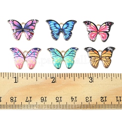 12Pcs 6 Colors Printed Alloy Pendants&nbsp;FIND-FS0001-28