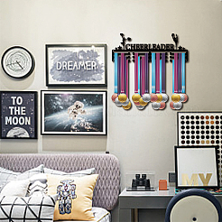 Fashion Iron Medal Hanger Holder Display Wall Rack&nbsp;ODIS-WH0021-048