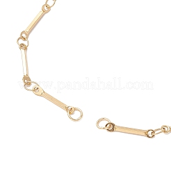 2Pcs 2 Colors 304 Stainless Steel Flat Bar Link Chain Bracelet Slider Making&nbsp;AJEW-JB01347