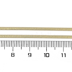 2mm Rack Plating Brass Herringbone Chain Necklaces for Women Men&nbsp;MAK-L044-20G