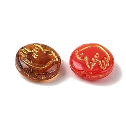 Baking Paint Mixed Styles Glass Beads&nbsp;GL-CBA8D6A-03