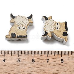 Printed Wood Beads&nbsp;WOOD-G023-03A