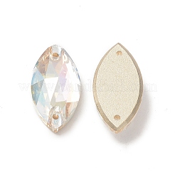 Horse Eye Shape Sew on Rhinestone&nbsp;GLAA-A024-03B-001TR