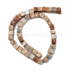 Natural Shoushan Stone Beads Strands&nbsp;G-B155-C07-8x8mm