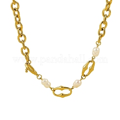 304 Stainless Steel Cable Chain Necklaces&nbsp;NJEW-U031-12G
