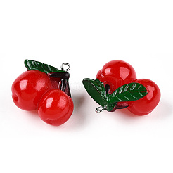 Resin Pendants&nbsp;X-RESI-T028-37
