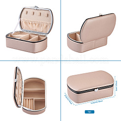 PU Leather Jewelry Storage Box&nbsp;LBOX-TAC0001-01C