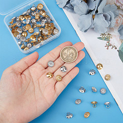 80Pcs 4 Style 304 Stainless Steel Cup Peg Bails&nbsp;STAS-UN0051-92