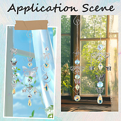 DIY Butterfly Hanging Suncatcher Making Kits&nbsp;DIY-SC0030-69