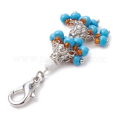 Glass Seed Bead Pendant Decorations&nbsp;HJEW-MZ00057