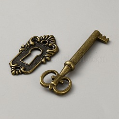 Iron & Alloy Drawer Wardrobe Lock with Key&nbsp;DIY-WH0899-677