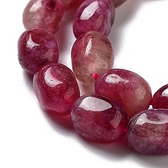 Dyed Natural Malaysia Jade Beads Strands&nbsp;G-P528-I03-01