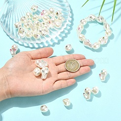 20Pcs 4 Styles Baroque Style ABS Plastic Imitation Pearl Beads&nbsp;SACR-YW0002-16
