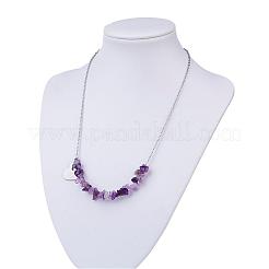 Gemstone Pendant Necklaces&nbsp;NJEW-JN01706