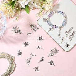 63Pcs 7 Styles Tibetan Style Alloy Pendants&nbsp;TIBE-SC0002-53