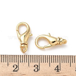 Brass Lobster Claw Clasps&nbsp;KK-F845-13G-01