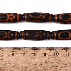 Tibetan Style Natural Agate dZi Beads Strands&nbsp;G-Q606-42G-01