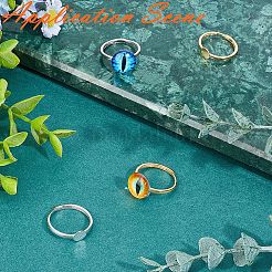 Non-Tarnish 304 Stainless Steel Pad Ring Settings&nbsp;STAS-K278-11A-P