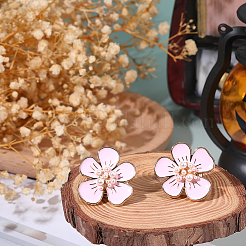 6Pcs Alloy Enamel Cufflinks&nbsp;DIY-FH0009-79C