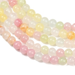 Natural Colorful Green Jade Beads Strands&nbsp;X-G-G757-01-4mm