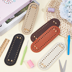 5Pcs 5 Colors PU Imitation Leather Bag Bottoms&nbsp;FIND-CL0001-87A