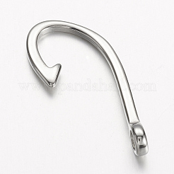 Tarnish Resistant 304 Stainless Steel Hook Clasps&nbsp;LS-STAS-D166-92P