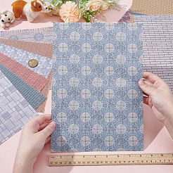 10Sheets 10 Styles Mini Dollhouse Living Room Bedroom Wallpaper&nbsp;DIY-PH0032-33