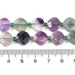 Natural Colorful Fluorite Beads Strands&nbsp;G-G182-A02-01
