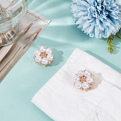 Alloy Rhinestone Cufflinks&nbsp;FIND-WH0111-881