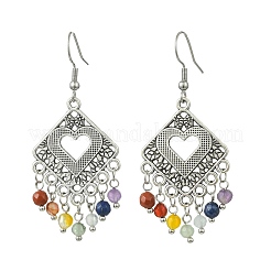 Gemstone Tassel Chandelier Earrings&nbsp;EJEW-JE07176