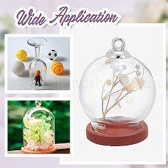 6 Sets 3 Style Glass Dome Cover&nbsp;ODIS-DR0001-02