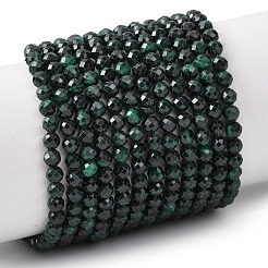 Natural Malachite Beads Strands&nbsp;G-D306-A02-4MM-A01
