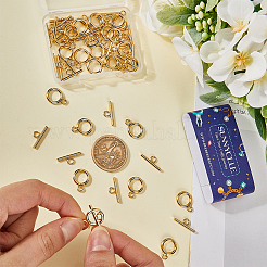 30Pcs 304 Stainless Steel Toggle Clasps&nbsp;STAS-SC0007-40B