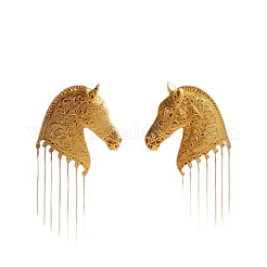 Alloy Horse Tassel Earrings for Women&nbsp;WG227FF-01