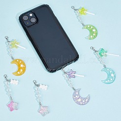 Resin & Plastic Mobile Pendant Decoration&nbsp;HJEW-AB00621